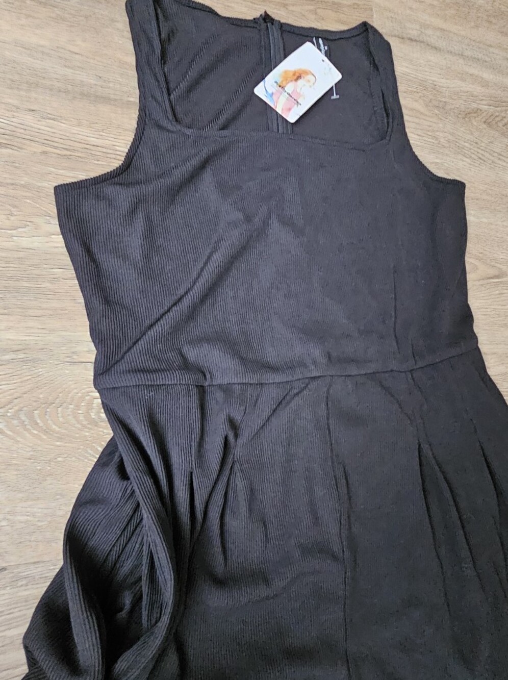 PrettyGarden Chic Black Sleeveless Women's Jumpsuit - Picture 6 of 9